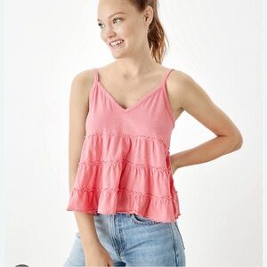 Coral American Eagle Tank Top